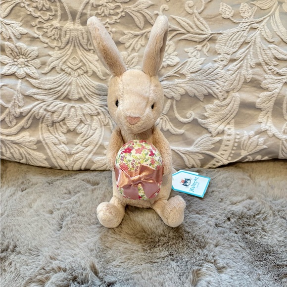 Jellycat Other - Jellycat Bonnie Bunny with floral egg BNWT rare and retired HTF